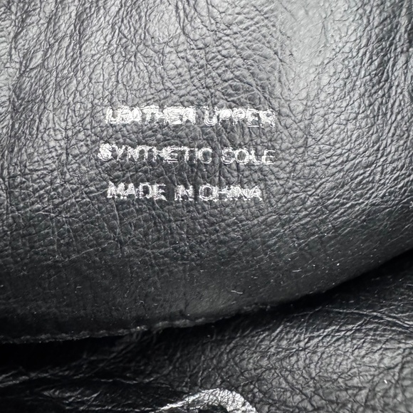 Steve Madden Women's Black Leather Slouchy/Ruched Mid-Calf Heel Boots - Size 5.5 - Picture 9 of 15